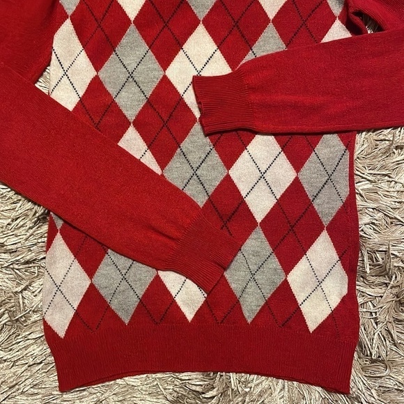 BANANA Republic Argyle Pattern‎ Long Sleeve Sweater Size XS - Picture 4 of 8